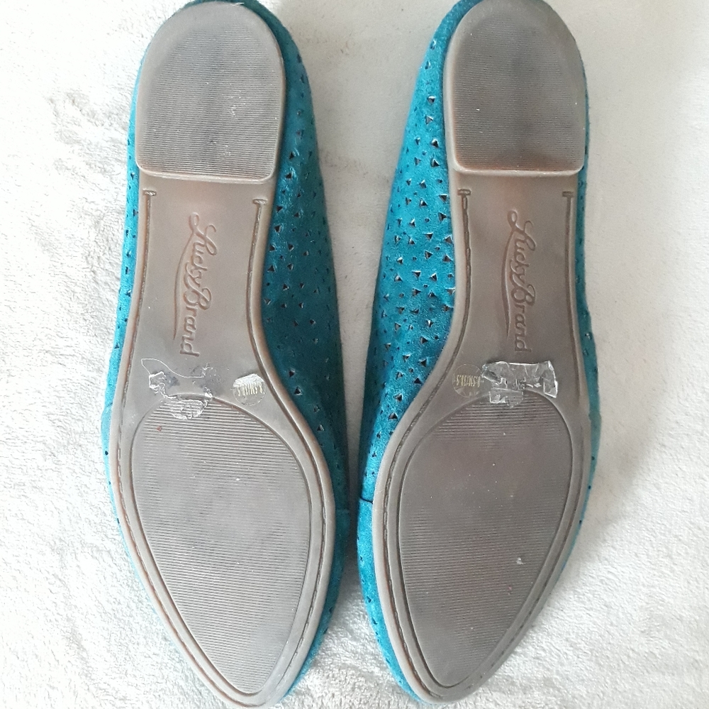 Lucky Brand Emerald Green Archh2 Flats - Picture 9 of 11